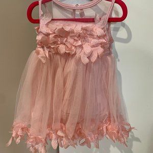 Baby 2T pink dress in excellent shape.